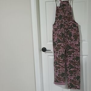 Anthropologie Pilcro Camo Print Painters Overalls